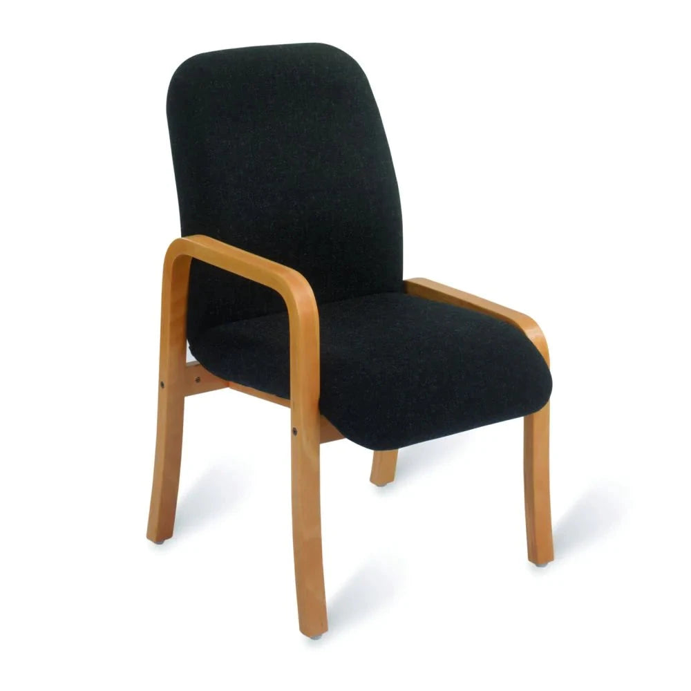 Rochester Upholstered Reception Armchair - Right