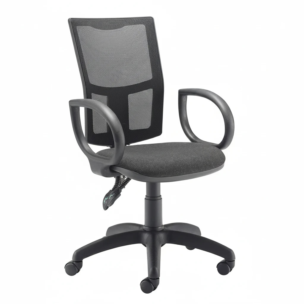 Calypso 2 Mesh Office Chair with Fixed Arms