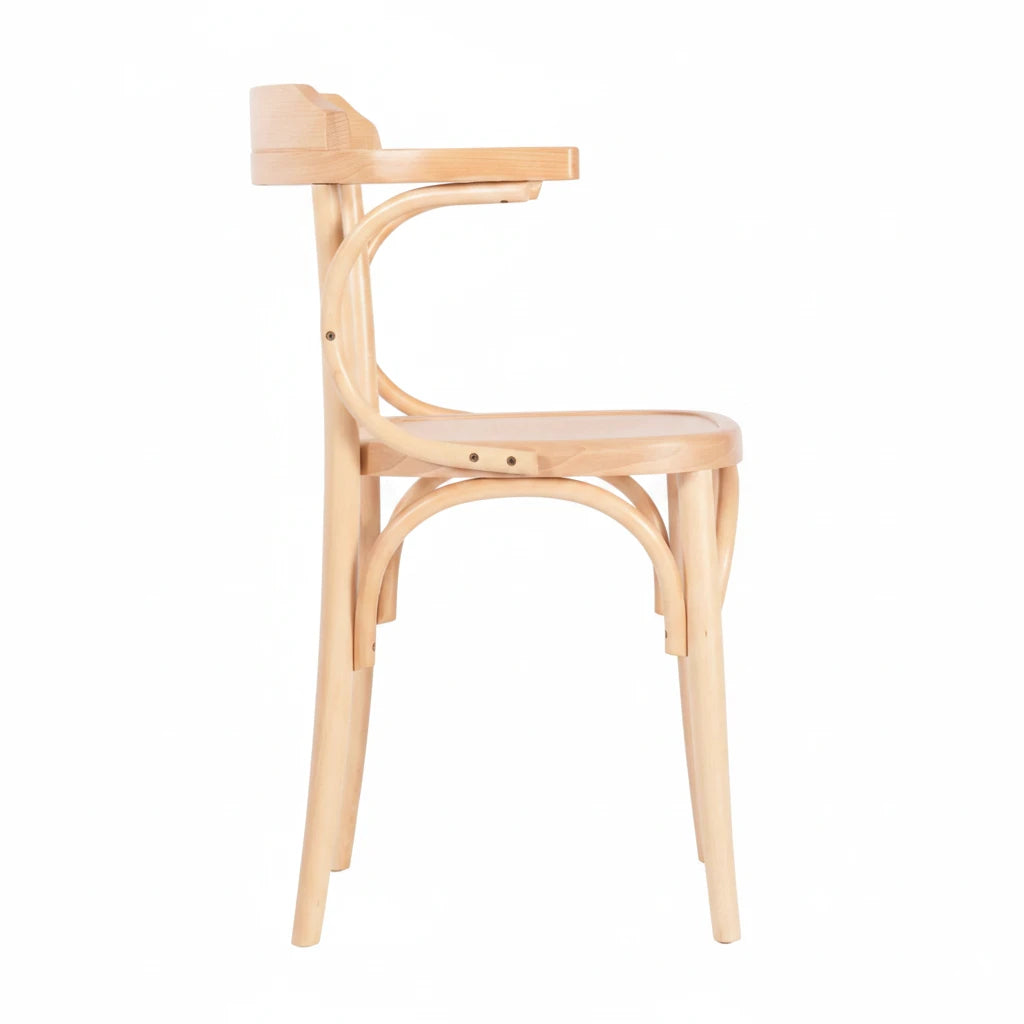 Victoria Bentwood Wooden Upholstered Armchair