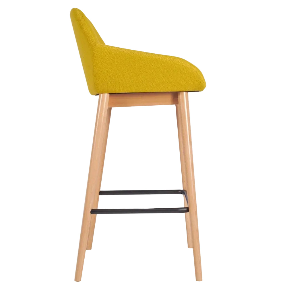 Orlando Upholstered Wooden Bar Stool