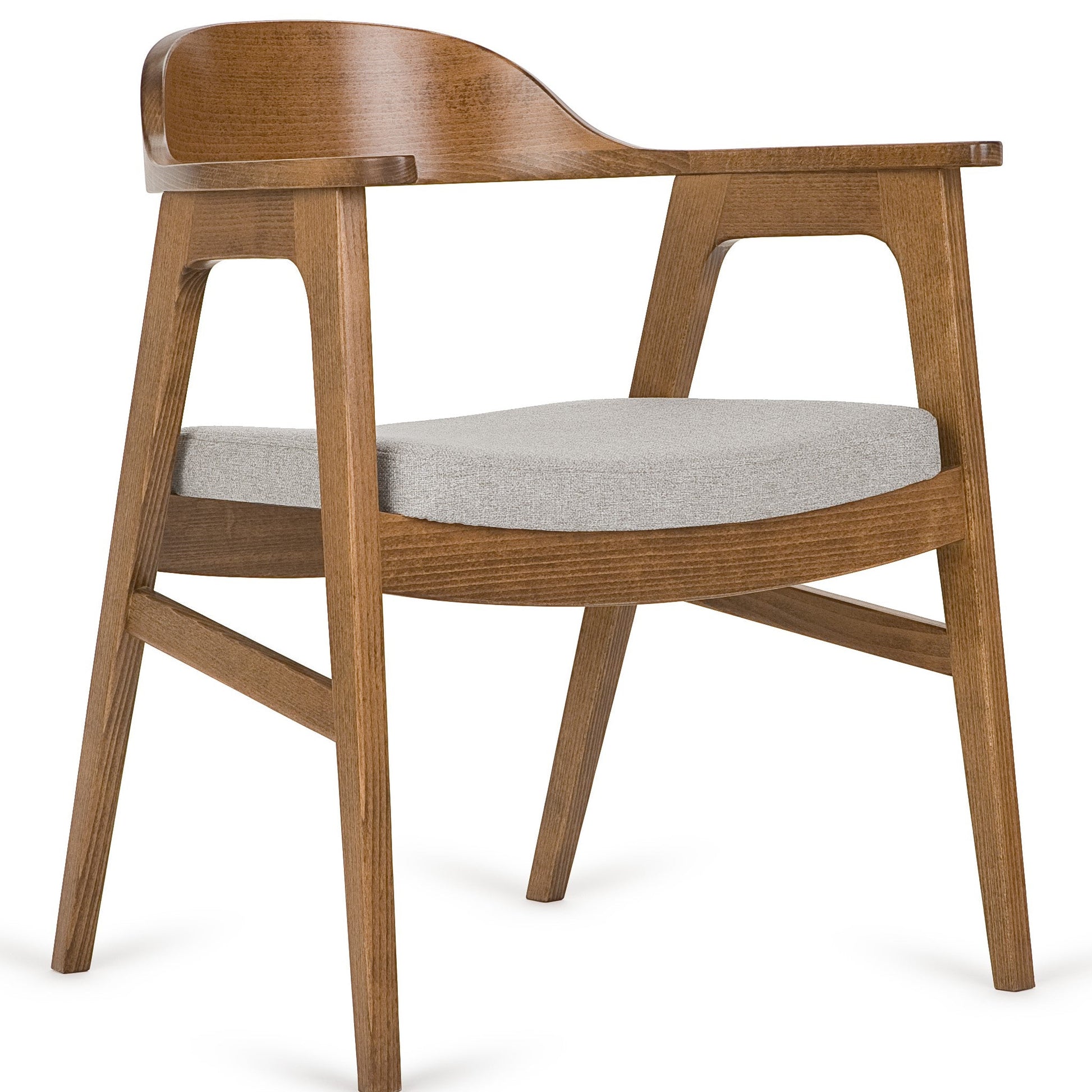 Imperial Wooden Upholstered Armchair