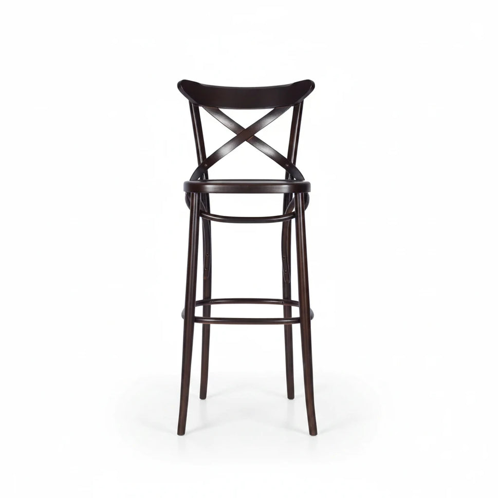 Victoria Bentwood Wooden Upholstered Bar Stool