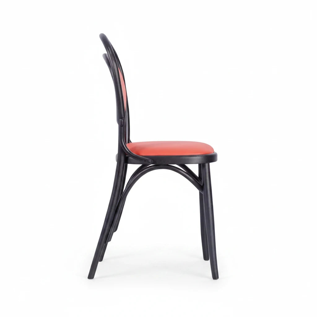Isla Bentwood Wooden Upholstered Side Chair