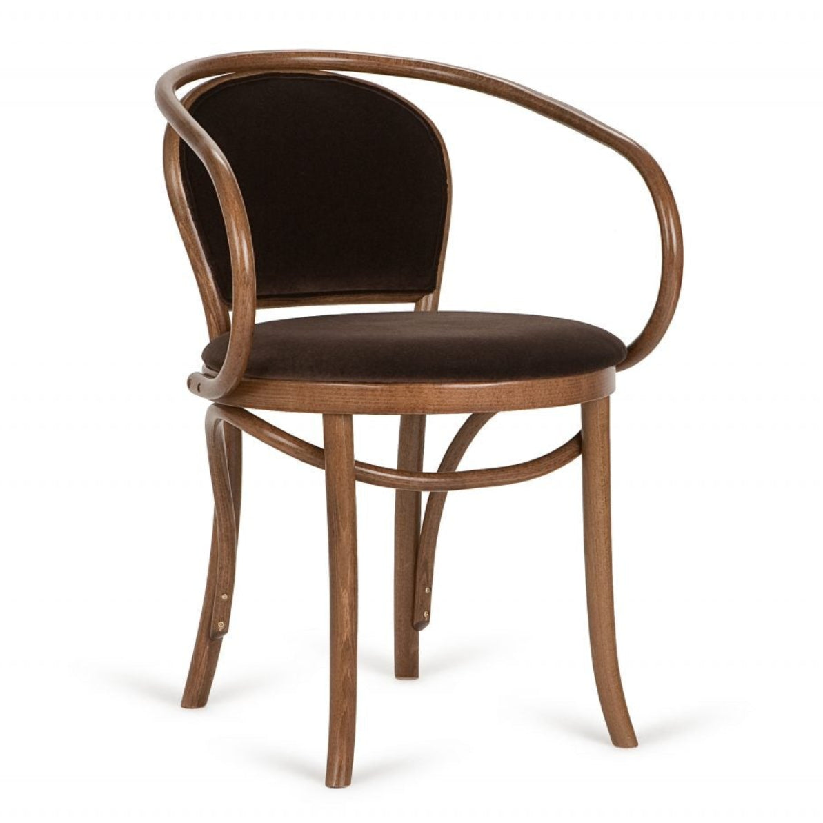 Ella Wooden Upholstered Armchair