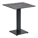 Switch Black Marble Textured Outdoor Laminate Restaurant Table Top - 12mm 3 image
