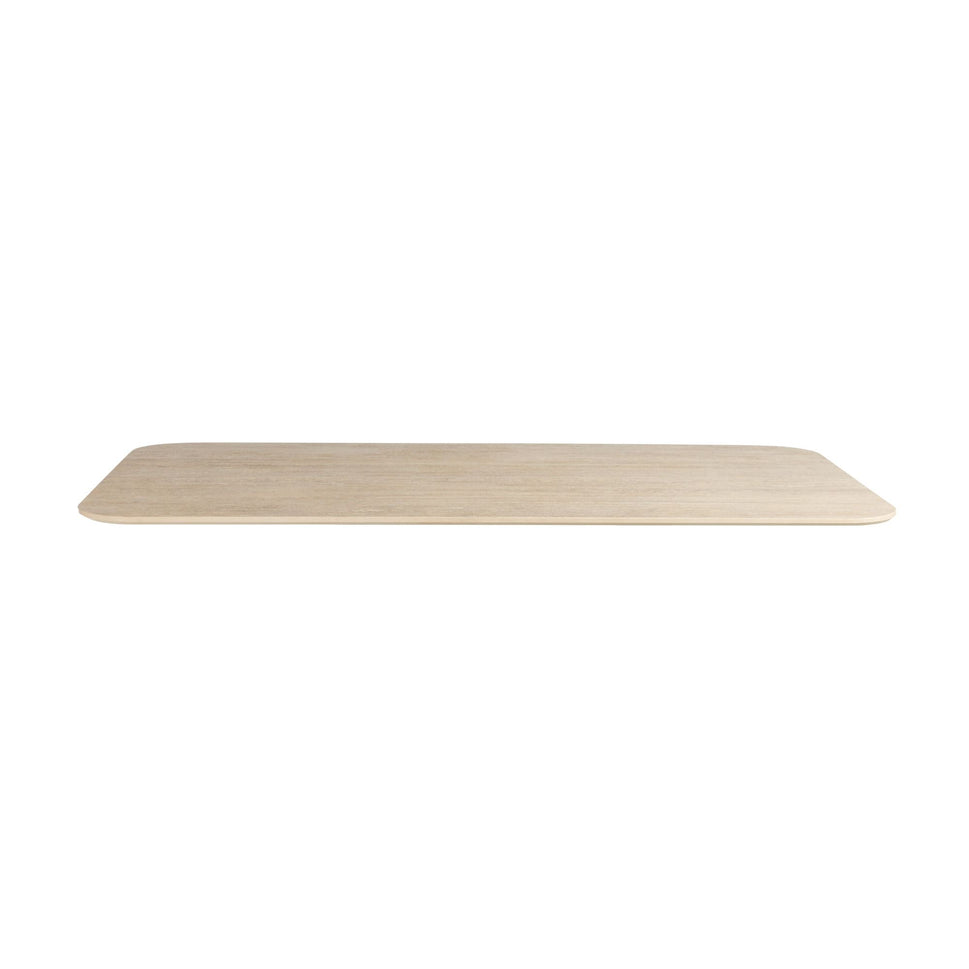Beige Travertine Outdoor Laminate Restaurant Table Top - 12mm
