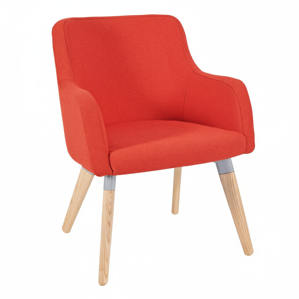 Huntington Wooden Upholstered Armchair