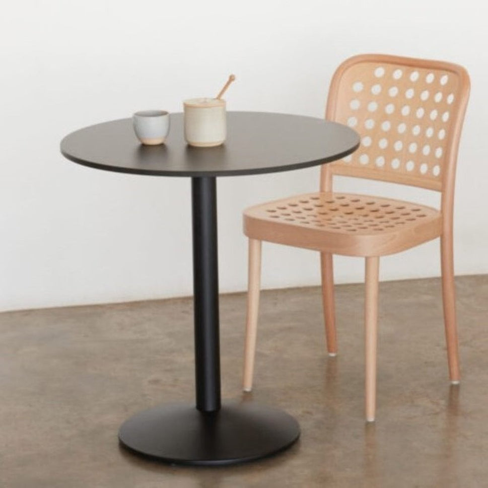 Sol Black Round Self Levelling Table Base - NOROCK