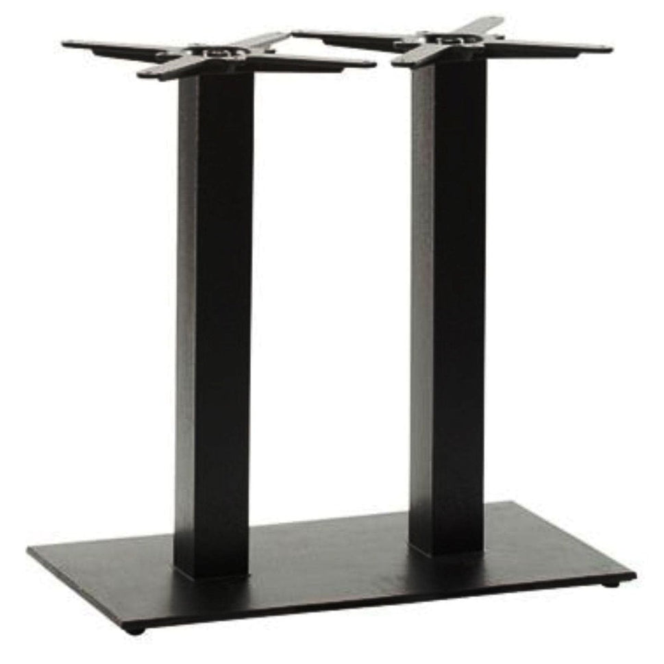 Tokyo Twin Pedestal Rectangle Cast Iron Table Base