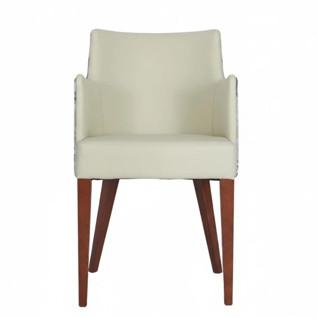 Bari Wooden Upholstered Armchair