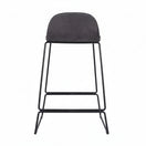 Switch Copenhagen Upholstered Mid Height Metal Bar Stool 3 image