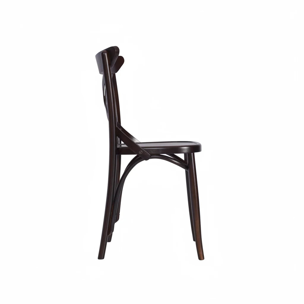 Victoria Bentwood Wooden Upholstered Side Chair