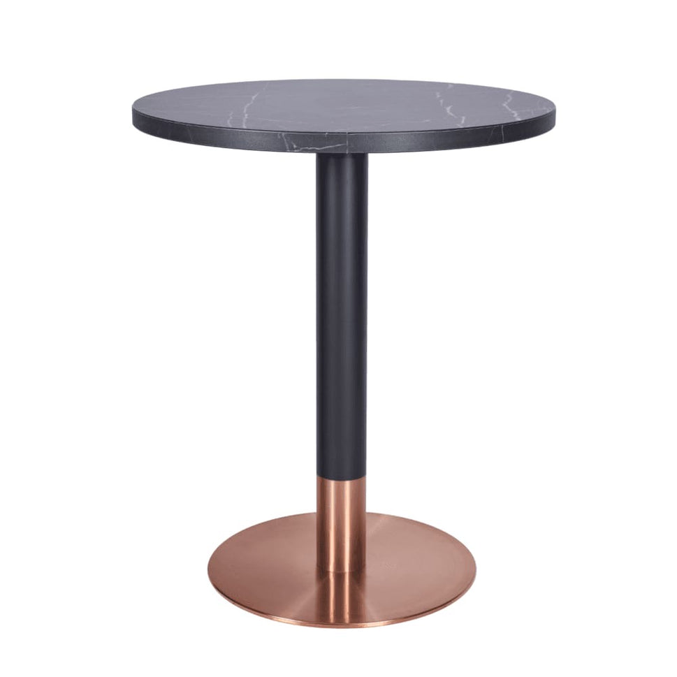 Black Pietra Marble Laminate Restaurant Table Top - 25mm