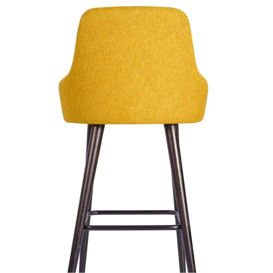 Camden Wooden Upholstered Bar Stool
