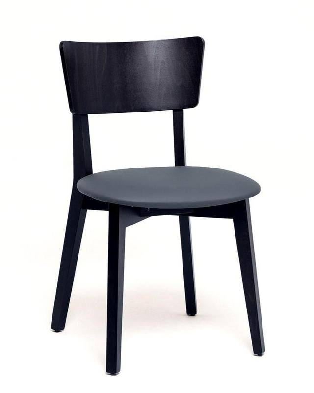 Polis Wooden Upholstered Side Chair
