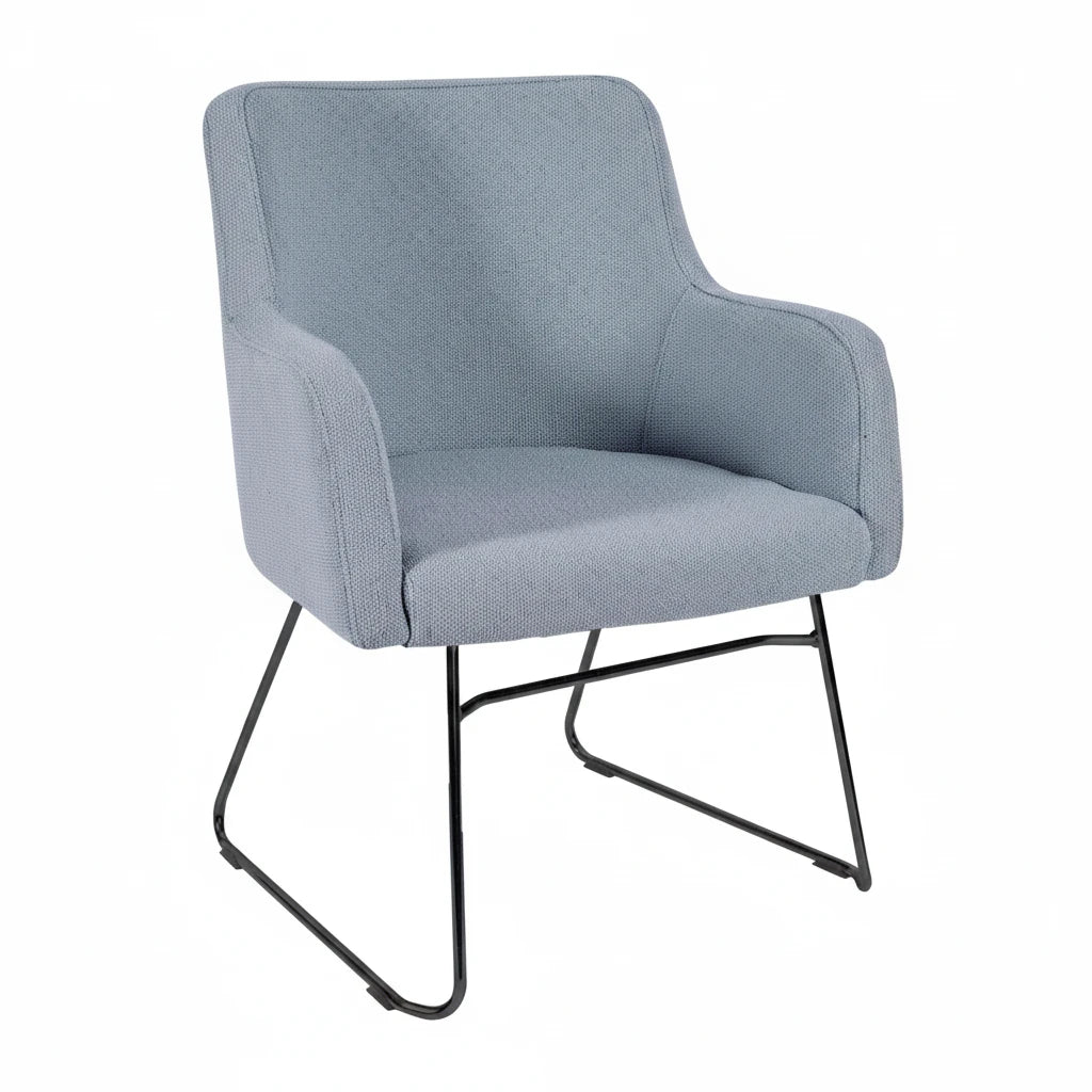 Huntington Armchair - Black Skid Frame