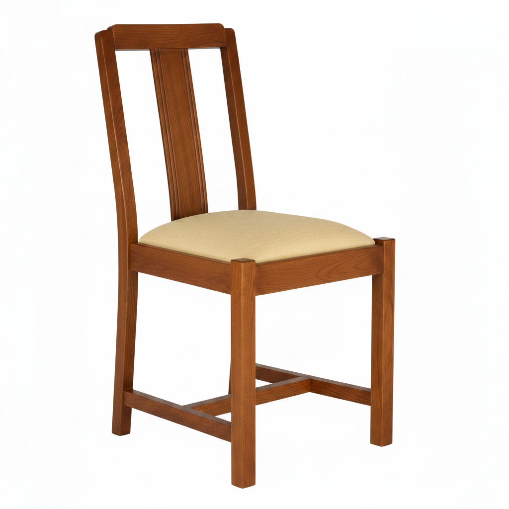 Depden Wooden Upholstered Side Chair