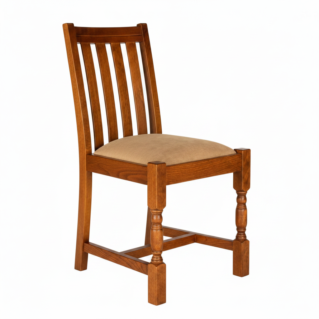 Wickham Wooden Upholstered Side Chair