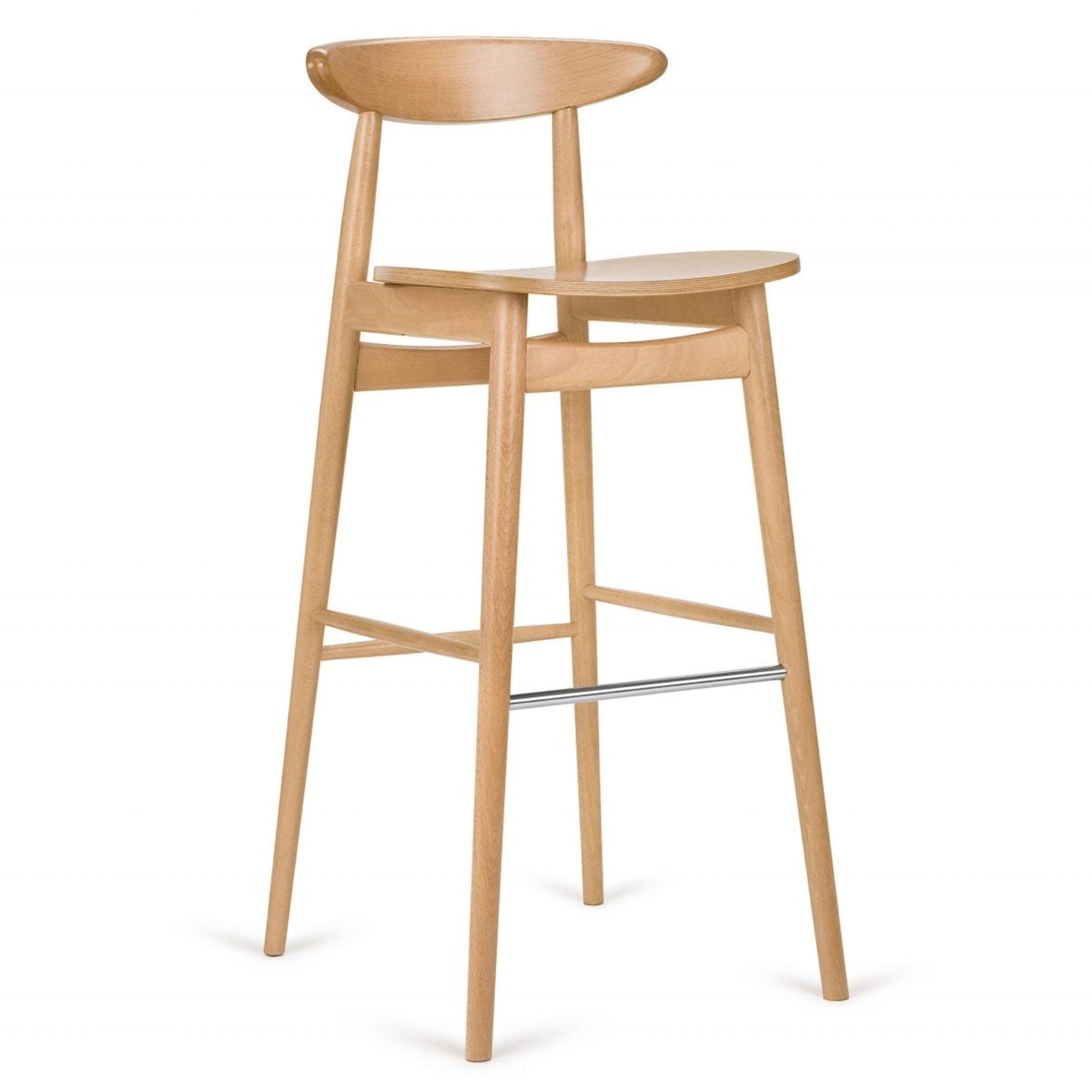 Kitty Wooden Bar Stool