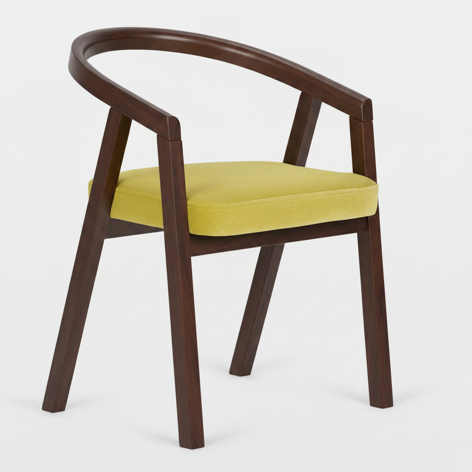 Sendi Wooden Upholstered Armchair