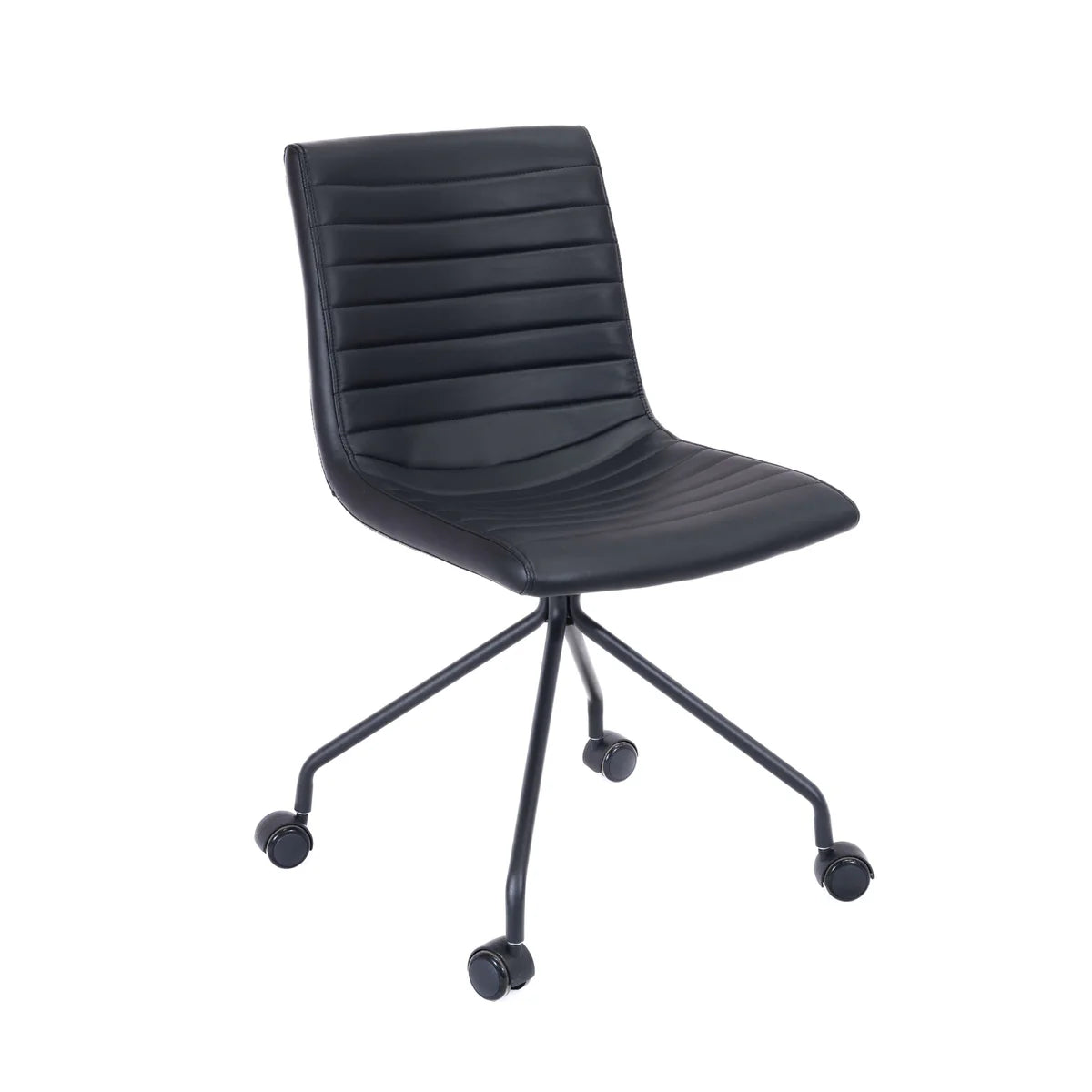 Veer Swivel Side Chair with 4-Star Base