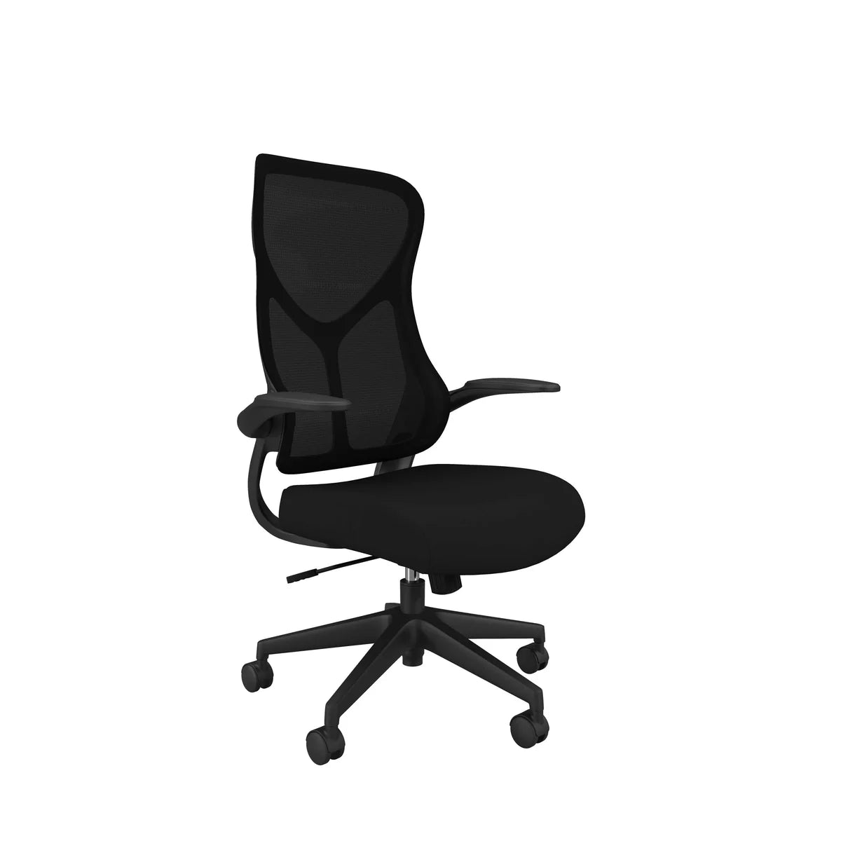 Zip Mesh Office Chair with Folding Arms