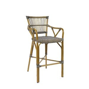 Pacific Rattan Effect Outdoor Bar Stool