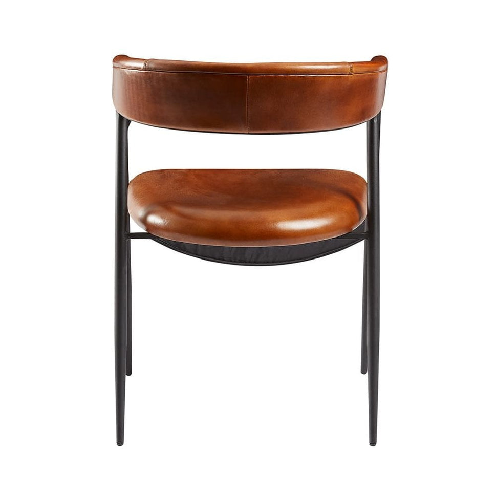 Mario Armchair - Genuine Tawny Leather