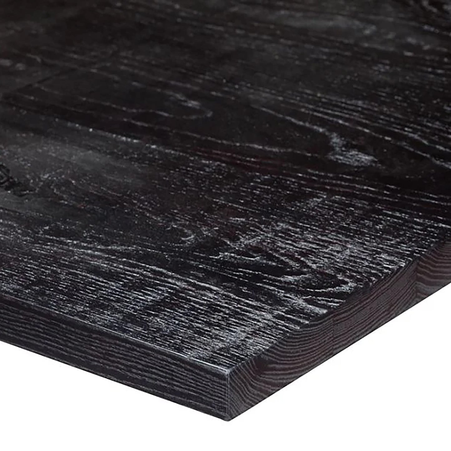 Jagged Effect Solid Wood Table Top - Wenge - 25mm