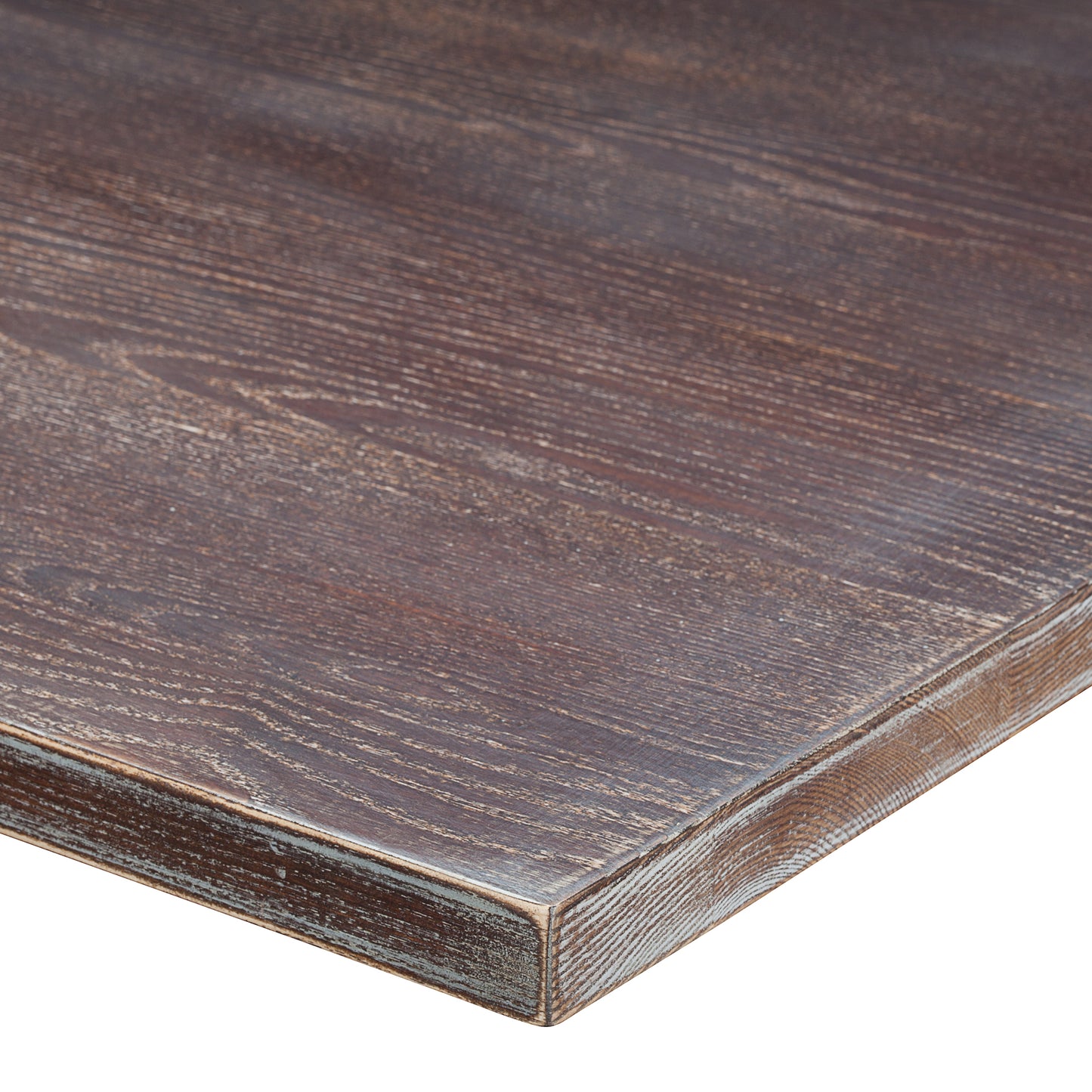 Lime Wash Solid Wood Table Top - Walnut - 25mm