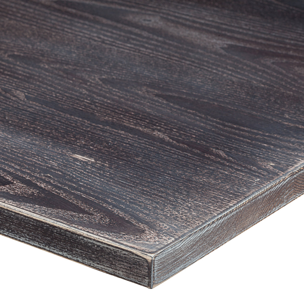 Lime Wash Solid Wood Table Top - Wenge - 25mm
