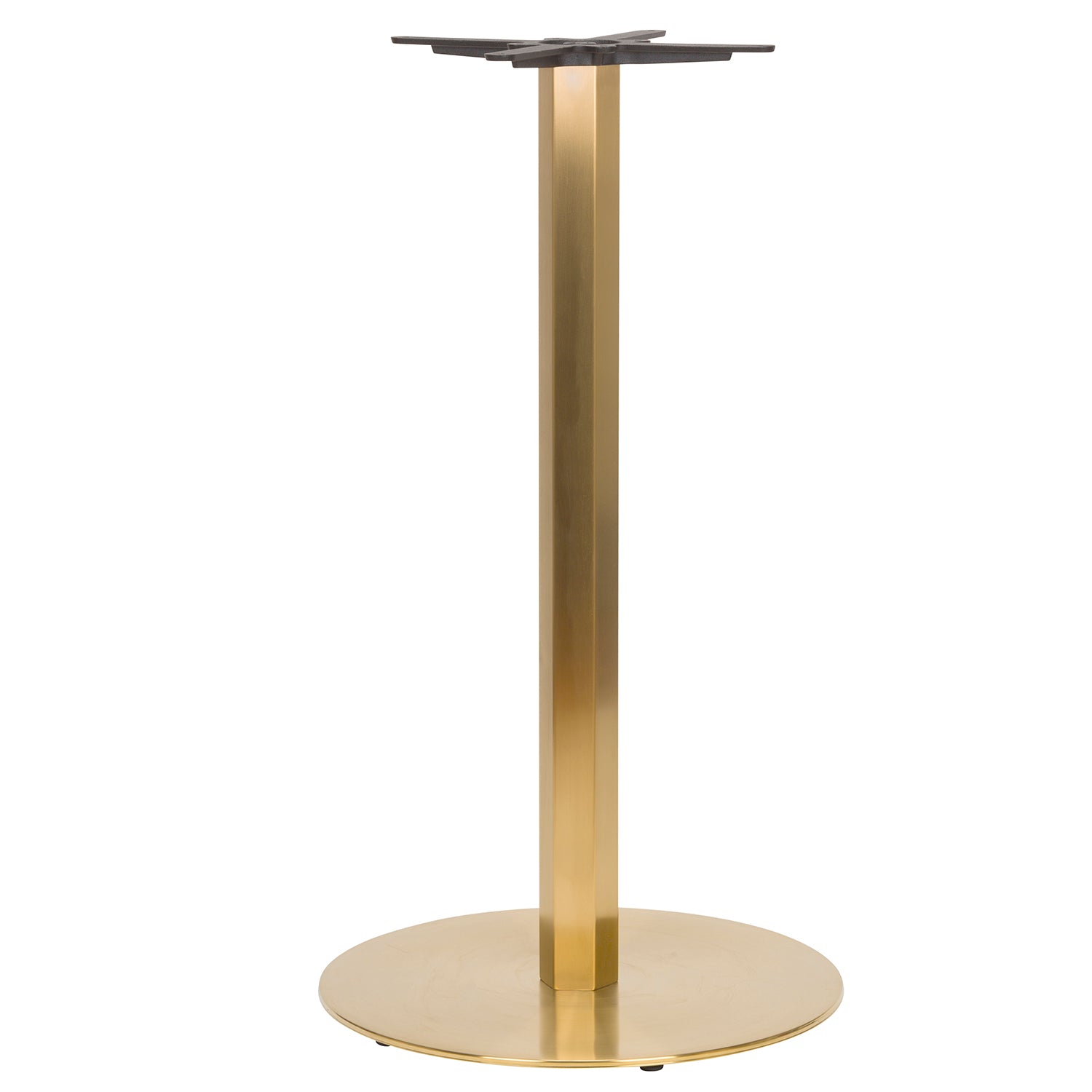 Luxor Round Vintage Brass Table Base - Large