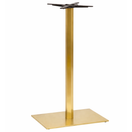 Switch Luxor Vintage Brass Table Base - Rectangle Single Pedestal 3 image