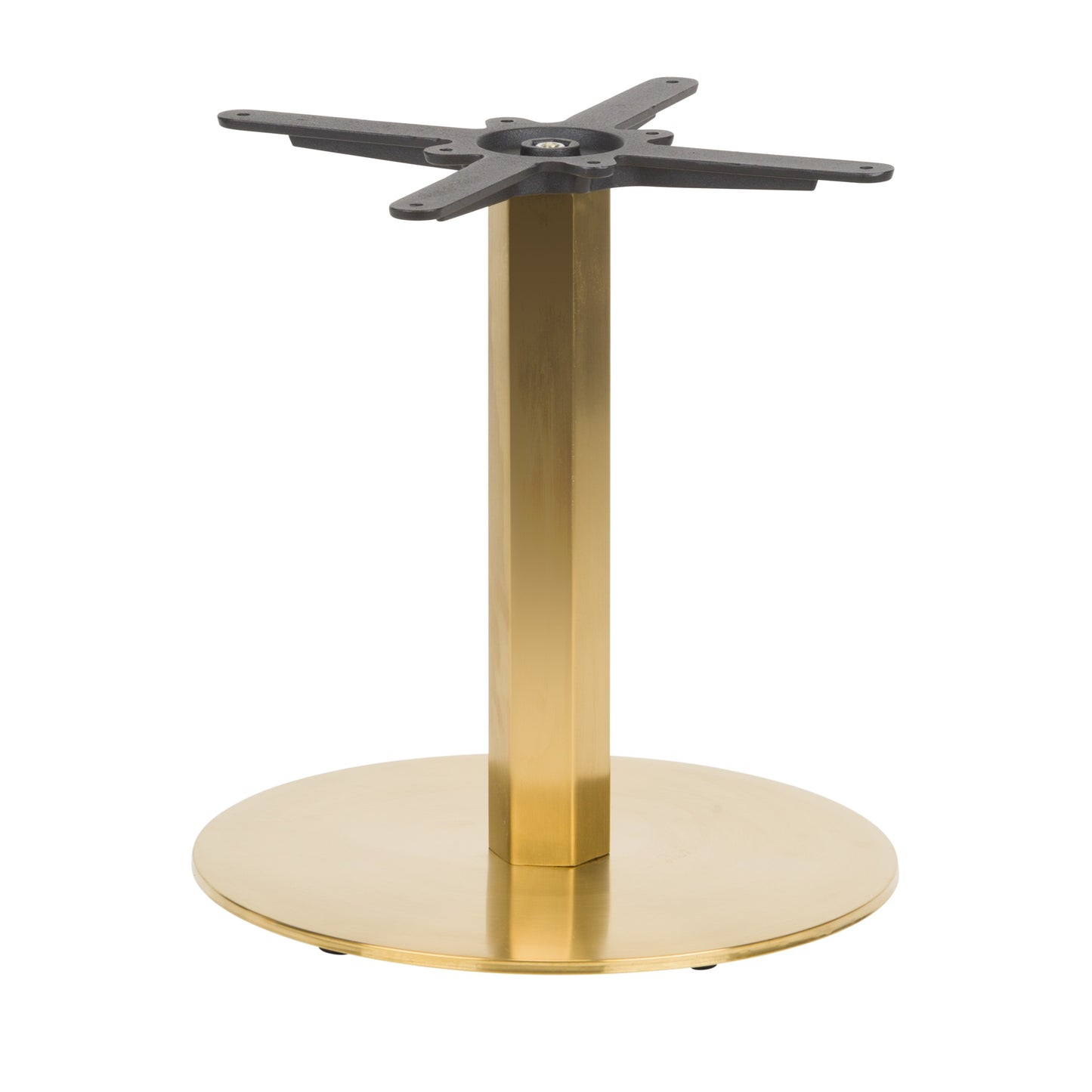 Luxor Round Vintage Brass Table Base - Small
