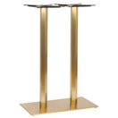 Switch Luxor Vintage Brass Table Base - Rectangle Twin Pedestal 3 image
