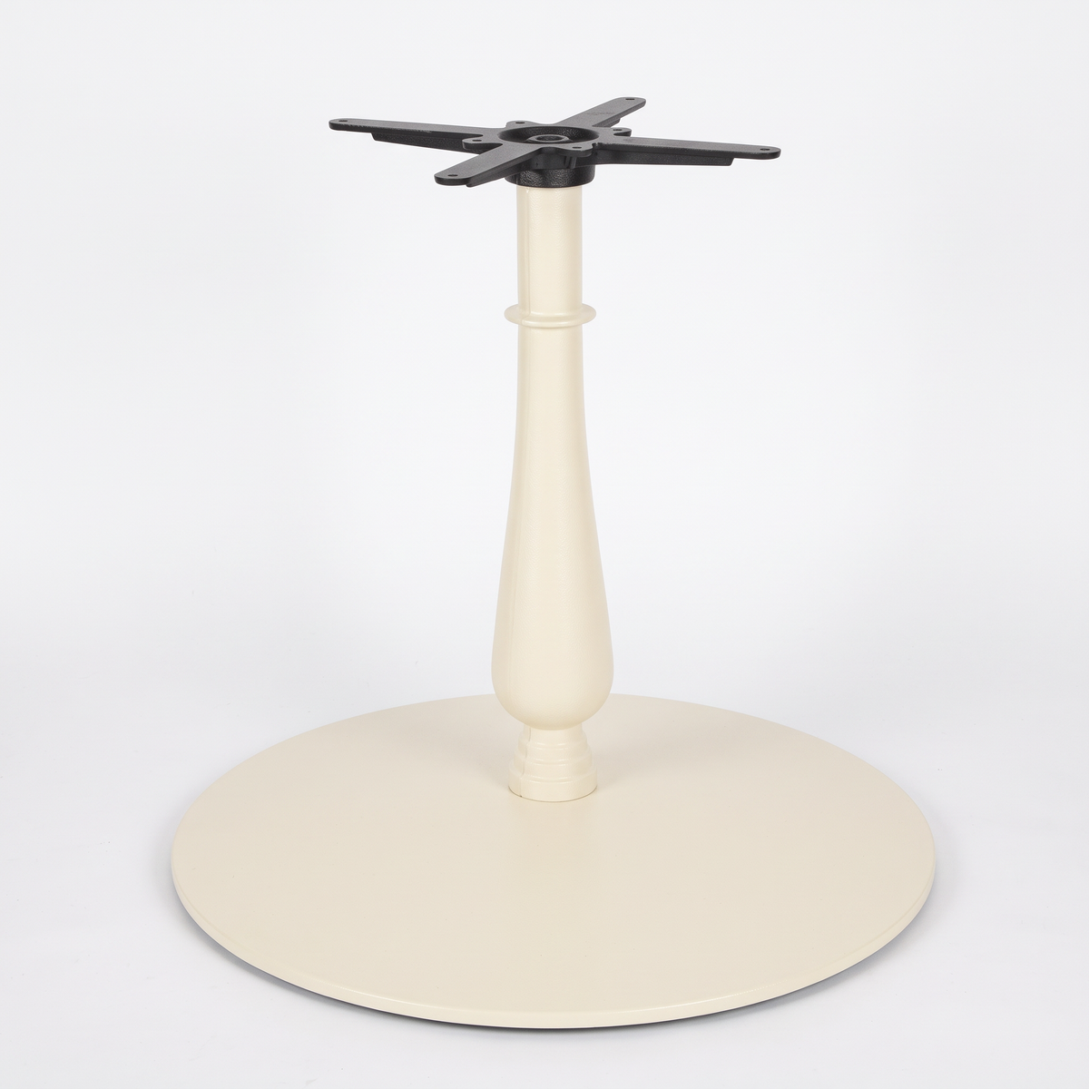 Manor Extra Large Candelabra Black Cast Iron Table Base - Powdercoated