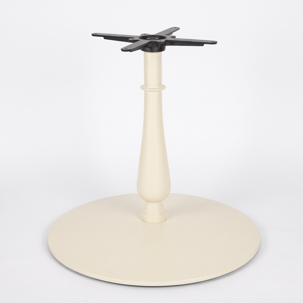 Manor Extra Large Candelabra Black Cast Iron Table Base - Powdercoated