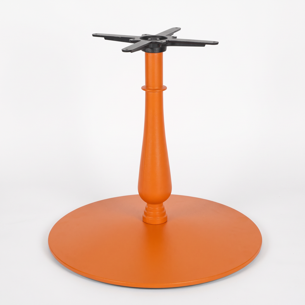 Manor Extra Large Candelabra Black Cast Iron Table Base - Powdercoated