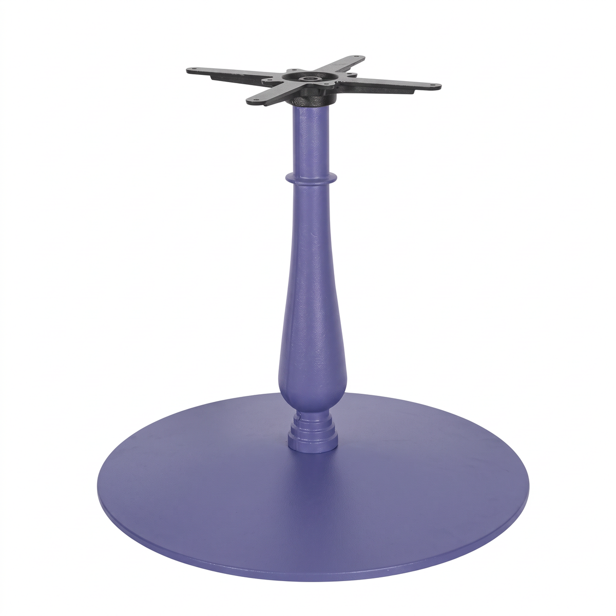 Manor Extra Large Candelabra Black Cast Iron Table Base - Powdercoated