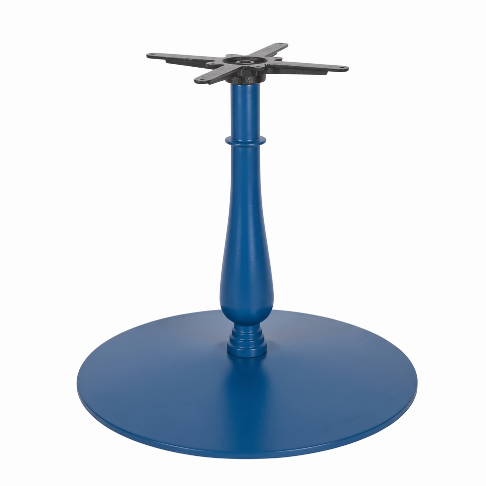 Manor Extra Large Candelabra Black Cast Iron Table Base - Powdercoated