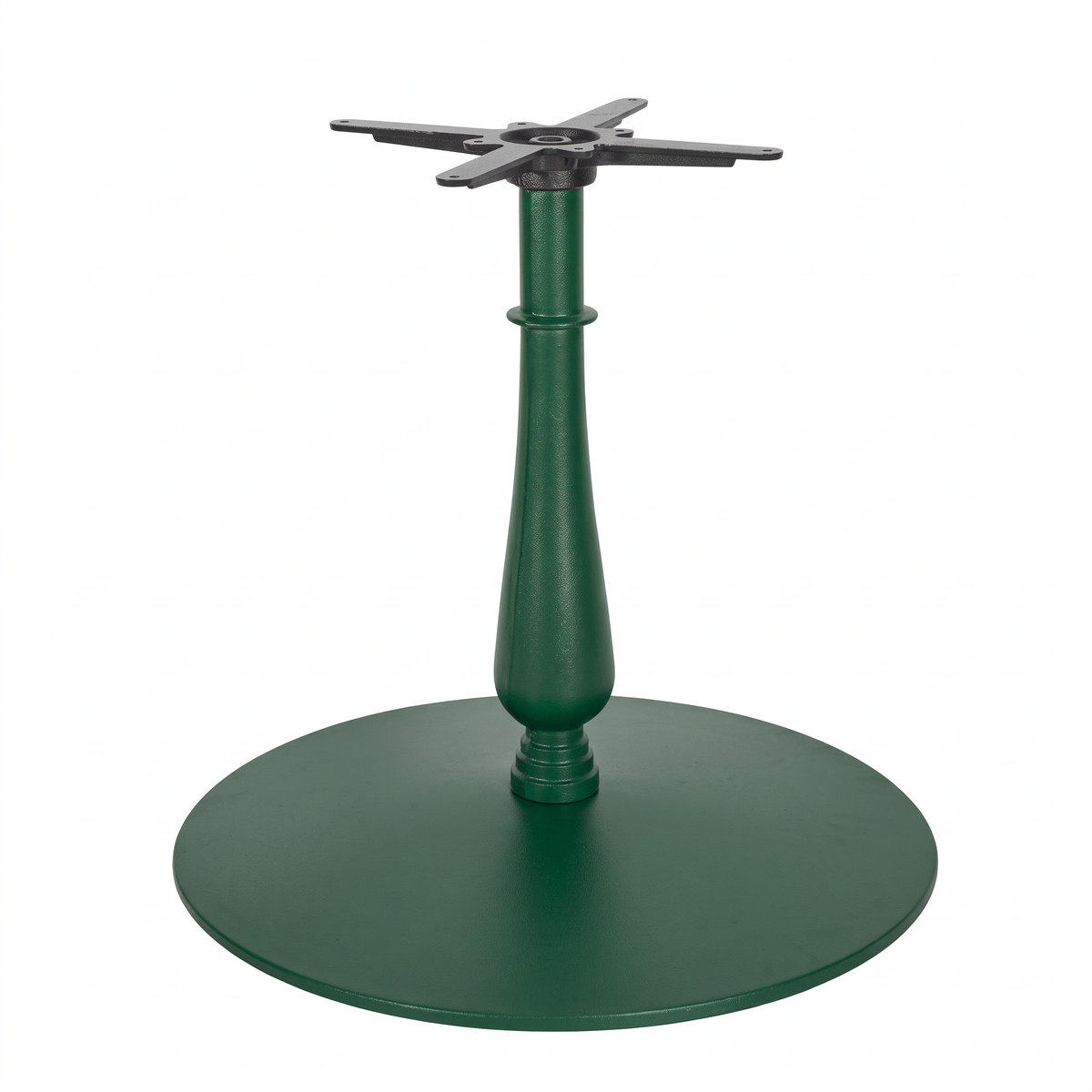 Manor Extra Large Candelabra Black Cast Iron Table Base - Powdercoated
