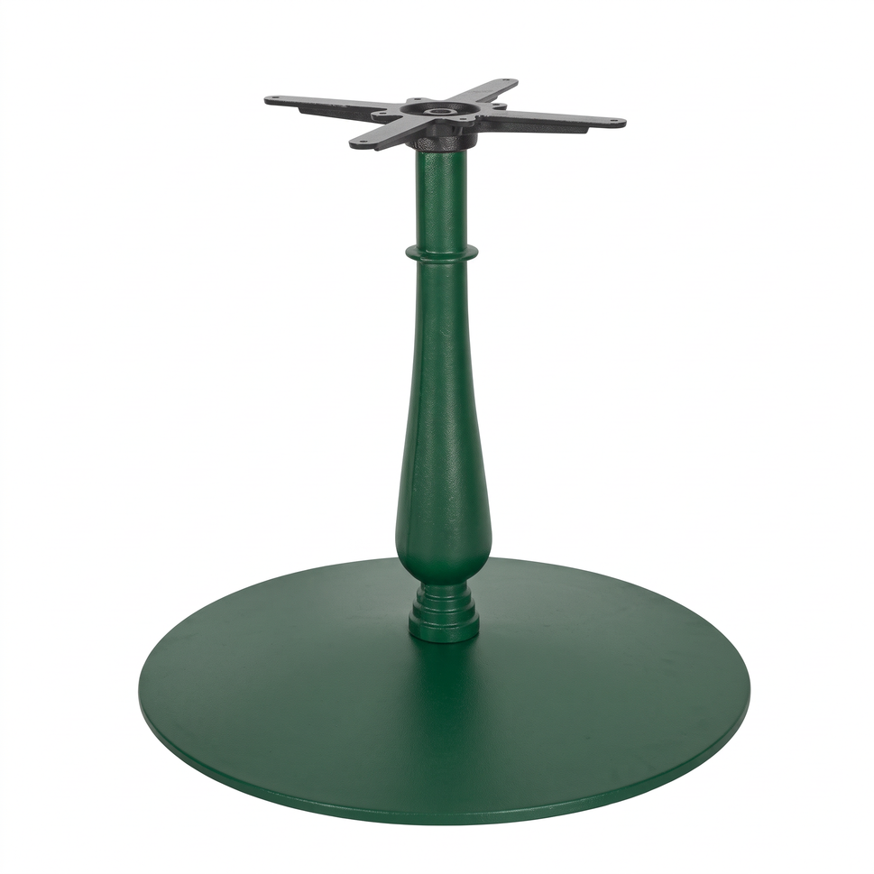Manor Extra Large Candelabra Black Cast Iron Table Base - Powdercoated