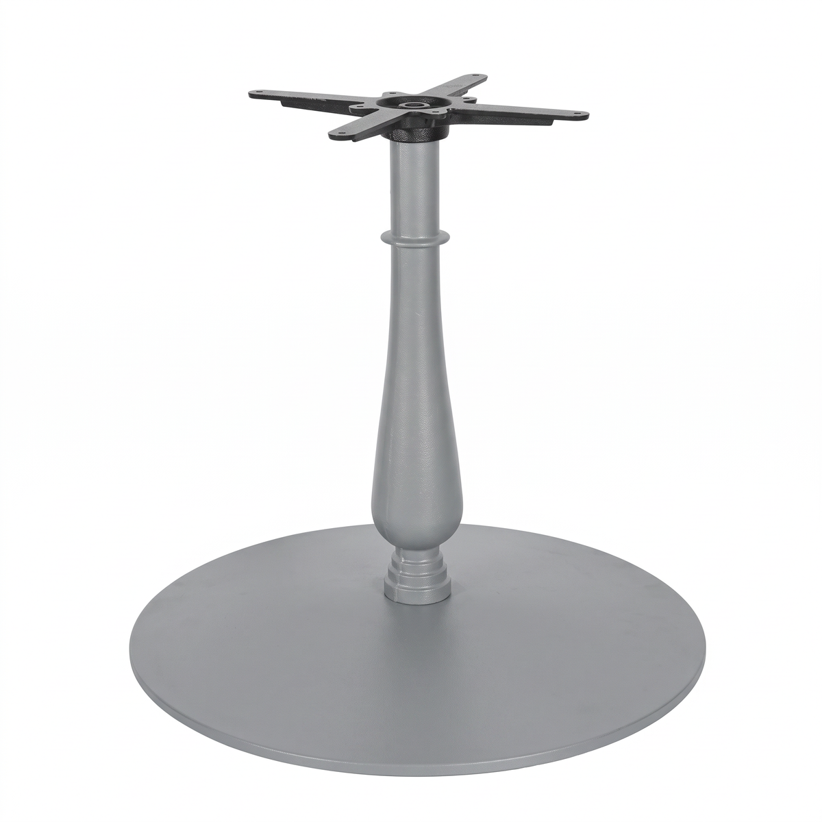 Manor Extra Large Candelabra Black Cast Iron Table Base - Powdercoated
