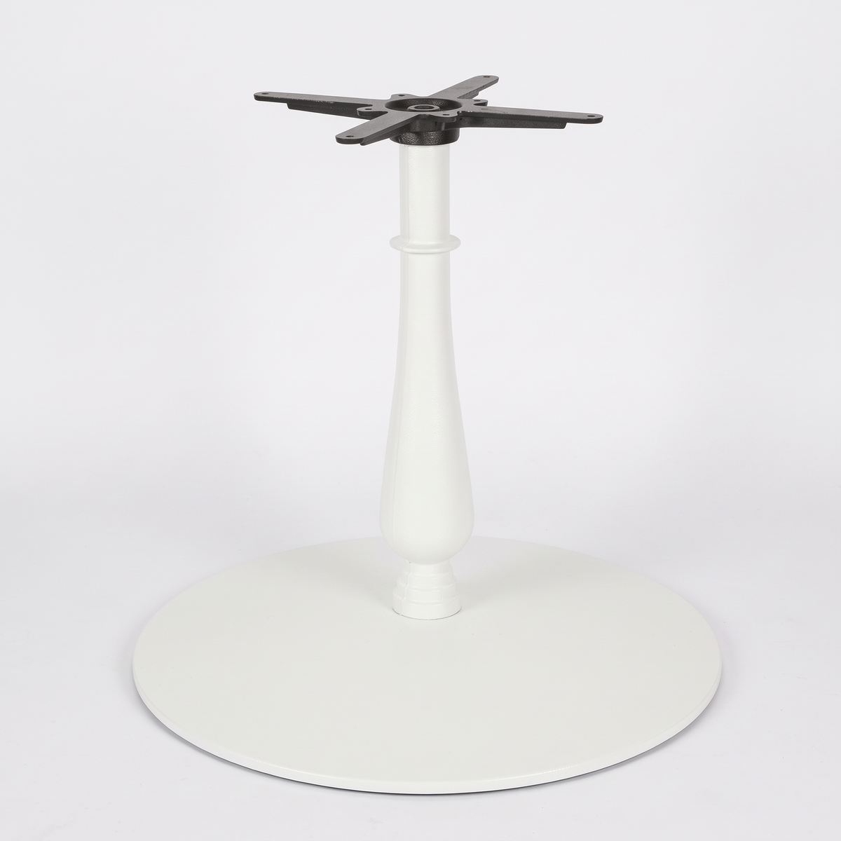 Manor Extra Large Candelabra Black Cast Iron Table Base - Powdercoated