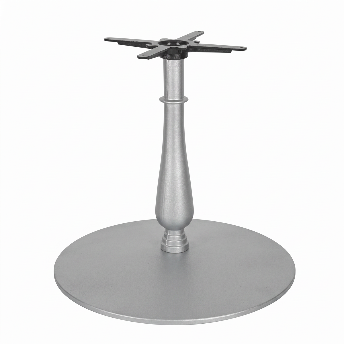 Manor Extra Large Candelabra Black Cast Iron Table Base - Powdercoated