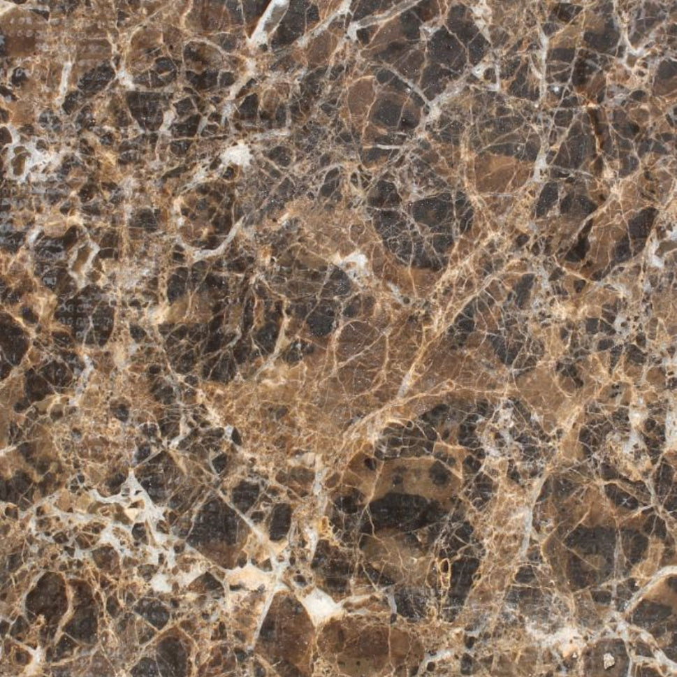Brown Emperador Real Marble Restaurant Table Top - 20mm