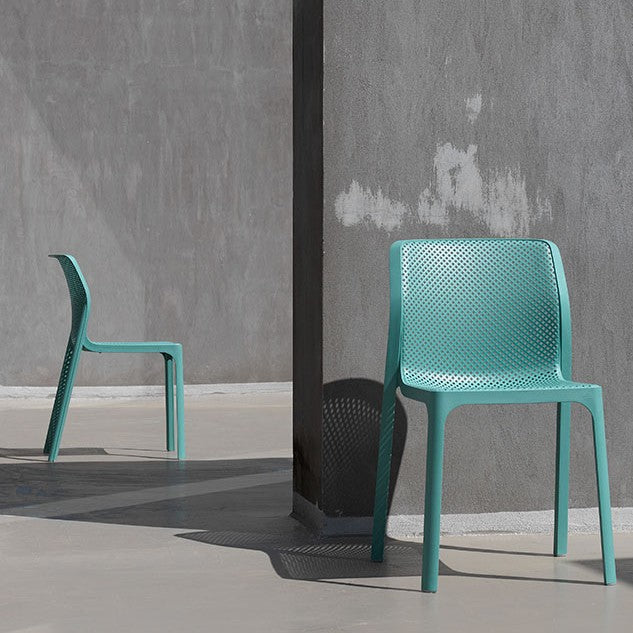 Bit Outdoor Stacking Side Chair