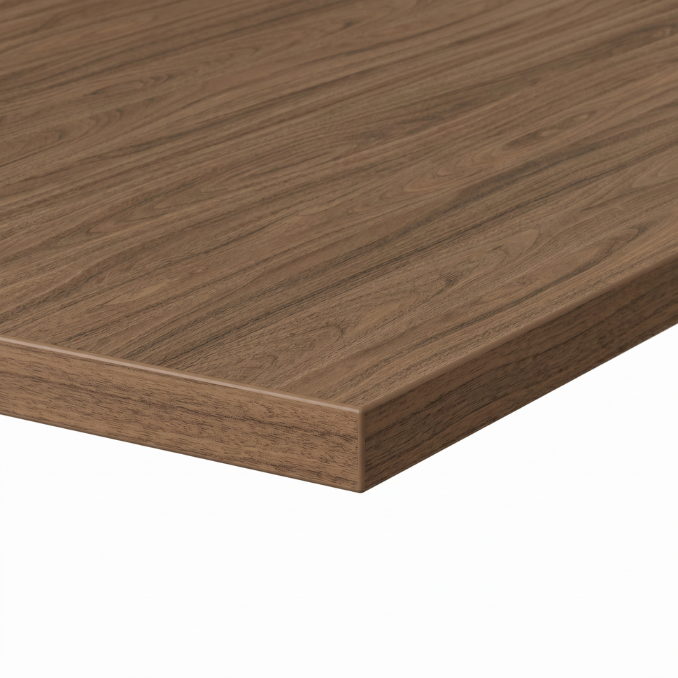 Natural Carini Walnut Restaurant Laminate Table Top - 25mm