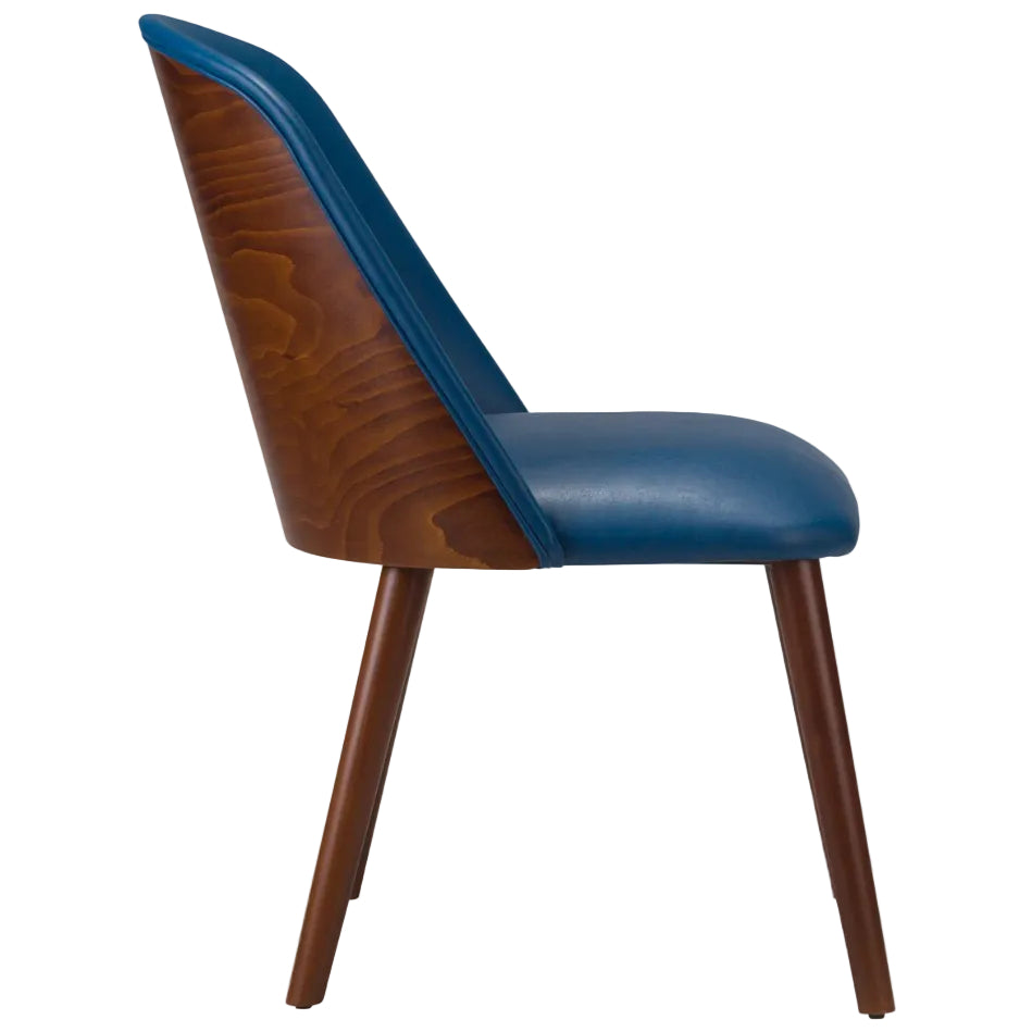 Onyx Wooden Upholstered Side Chair