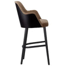 Switch Opel Wooden Upholstered Bar Stool 2 image
